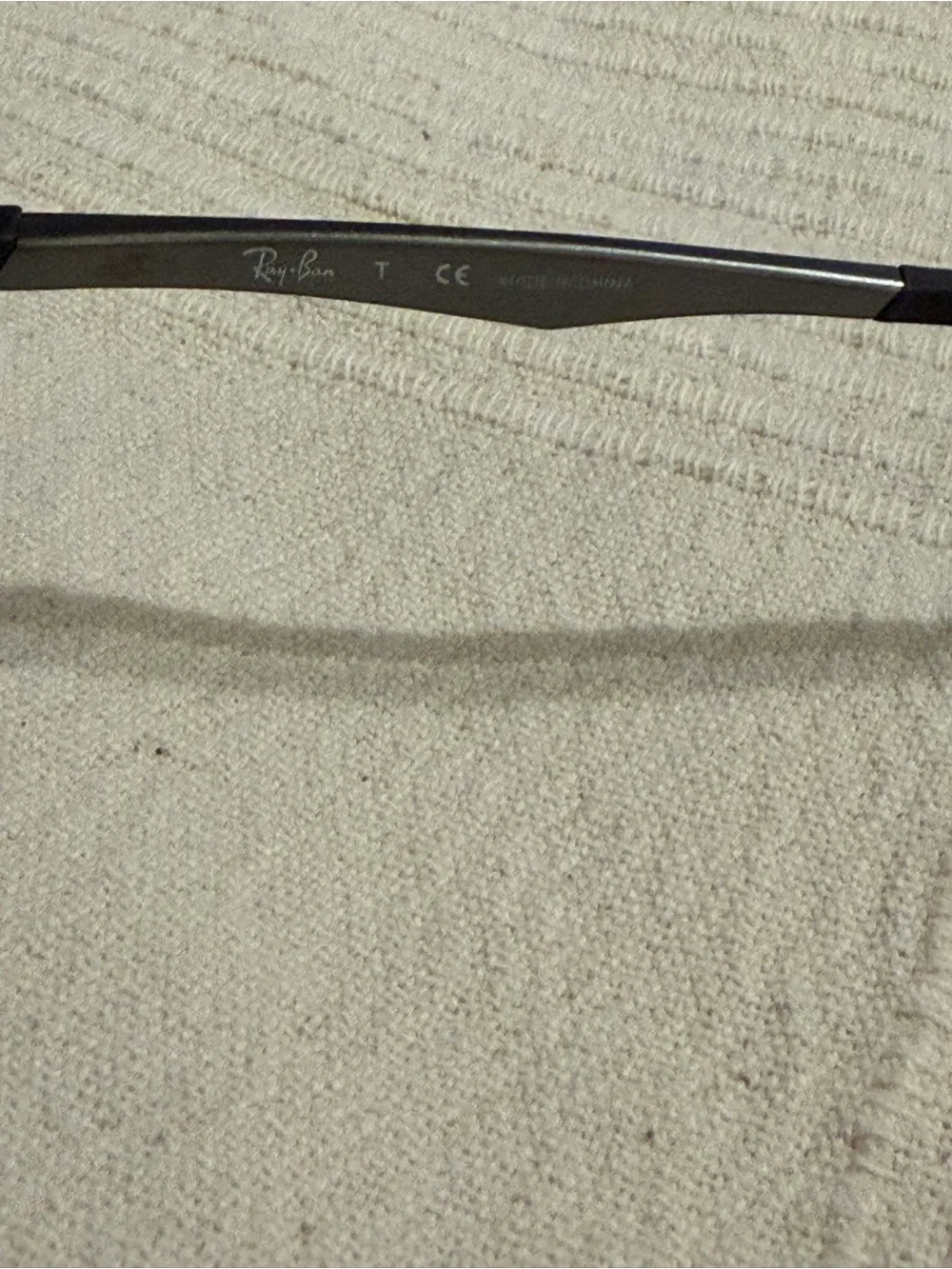 Ray-Ban RB7017 Eyeglasses w/ Red Case with Brown/Black Rectangular Frames